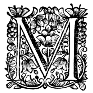 Letra capitular decorativa